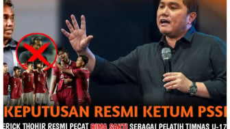 Cek Fakta: Kalah dari Barcelona, PSSI Resmi Pecat Bima Sakti Sebagai Pelatih Timnas Indonesia U-17