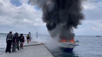 Speedboad Nusa Penida Meledak, Wajah Kapten Kapal Terbakar