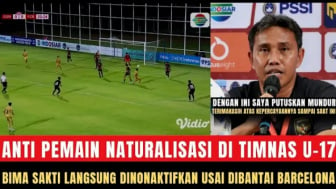 Cek Fakta: Anti Pemain Naturalisasi di Timnas Indonesia U-17, Bima Sakti Langsung Dinonaktifkan Usai Dibantai Barcelona?