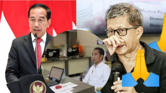 Cek Fakta: Turun Tangan, Pagi Ini Jokowi Laporkan Rocky Gerung ke Bareskrim Viral