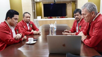 Erick Thohir Adakan Evaluasi Timnas Indonesia U-17 Bersama Para Pelatih, Bima Sakti Tak Dilibatkan?