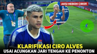 Cek Fakta: Klarifikasi Pemain Persib Bandung Ciro Alves, Usai Acungkan Jari Tengah ke Suporter Persis Solo