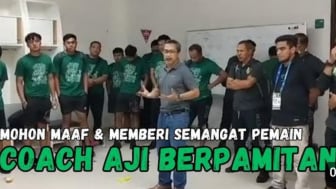 CEK FAKTA: Video Detik-detik Aji Santoso Berpamitan dari Persebaya Surabaya, Minta Maaf pada Bonek dan Bonita