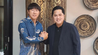 Tak Main-main! Erick Thohir Targetkan Shin Tae-yong Bawa Timnas Indonesia Lolos ke Putaran Final Piala Asia U-23