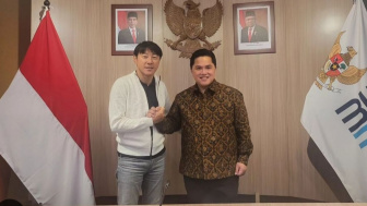 Kontra Malaysia, Erick Thohir Targetkan Shin Tae-yong Bawa Timnas Indonesia U-23 Lolos ke Qatar, Piala AFF Sudah Tak Level?