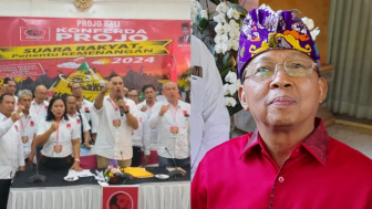 Projo Bali Usul Prabowo-Ganjar, Wayan Koster: Terserah Ibu Mega