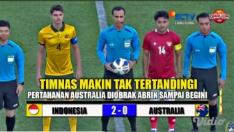 Cek Fakta: Timnas Indonesia Makin Tak Tertandingi, Pertahanan Australia Diobrak-abrik Sampai Bergini