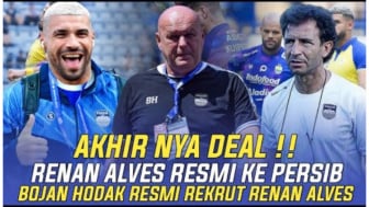 Cek Fakta: Akhirnya Deal! Bojan Hodak Resmi Rekrut Renan Alves ke Persib?