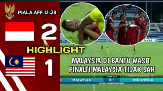 Cek Fakta: Timnas Indonesia U-23 Kalah 1-2, Malaysia Dibantu Wasit, Penalti Tidak Sah?