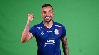 Calon Bintang Bursa Transfer Paruh Musim Liga 1 23/24, Inilah Profil Gustavo Almeida, Striker Arema FC