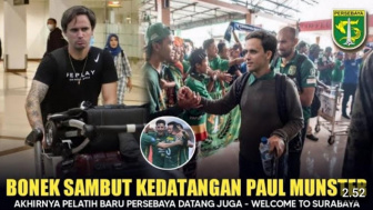 Cek Fakta: Detik-detik Bonek Sambut Paul Munster Sebagai Pelatih Baru Persebaya Surabaya Pengganti Aji Santoso