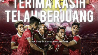 Bikin Ketum PSSI Terharu Meski Tidak Juara Piala AFF U-23, Erick Thohir: Hanya Tersisa 16 Orang Kita Mampu Berjuang