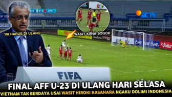 Cek Fakta: Final AFF U-23 Diulang Hari Selasa, Vietnam Tak Berdaya Usai Wasit Hiroki Ngaku Zalimi Timnas Indonesia?