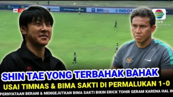 Cek Fakta: Shin Tae-yong Terbahak-bahak, Usai Timnas Indonesia U-17 Asuhan Bima Sakti Dipermalukan Korea Selatan 1-0