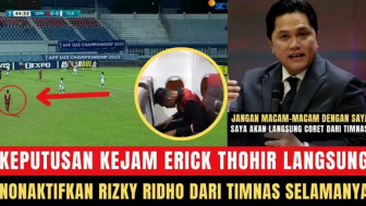 Cek Fakta: Tolak Panggilan, Erick Thohir Resmi Berhentikan Rizky Ridho dari Timnas Indonesia