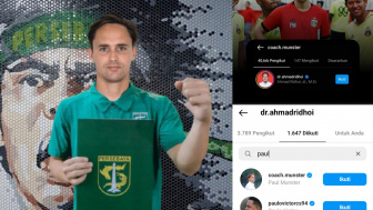 Paul Munster Terpantau Diikuti Akun Instagram Dokter Persebaya Surabaya, Kode Done Deal Gantikan Aji Santoso?