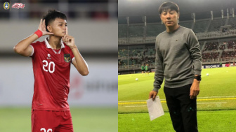 Sempat Disorot karena Selebrasi Tengil, Penyerang Timnas Indonesia U-23 Hokky Caraka Akui Sosok Shin Tae-yong Sebagai Pahlawan