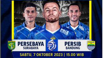 Big Match BRI Liga 1 Persebaya vs Persib Bandung, Prediksi, Head to Head, dan Link Live Streaming