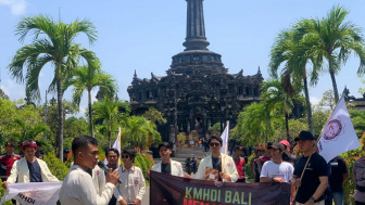 Sikapi KTT AIS, KMHDI Bali Gelar Demo, Sodorkan 3 Tuntutan