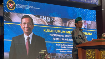 Mahfud MD Kampanye Politik Kebangsaan di Unud