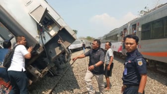 KA Argo Semeru Anjlok di Kulon Progo, Kemenhub Terjunkan Tim Investigasi