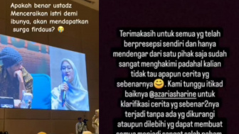 Viralnya Curhatan Sherin Ke Ustadz Hanan Attaki Membuat Mantan Suaminya Geram: Kami Tunggu Itikad Baiknya untuk Klarifikasi