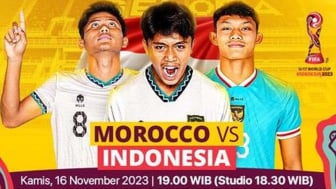 Link Live Streaming Timnas Indonesia vs Maroko di Grup A Piala Dunia U-17 2023