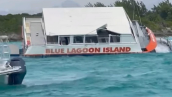 Tenggelamnya Kapal Blue Lagoon di Pelabuhan Padangbai Hoax? Begini Klarifikasi Polda Bali