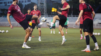 Timnas Indonesia Gelar Latihan Perdana di Filipina, Shin Tae-yong Ingatkan Pemain untuk Tidak Blunder Lagi