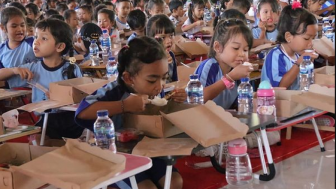 Tekan Stunting, Pemkab Tabanan Gelar 'Gemar Makan Ikan' Libatkan 530 Siswa