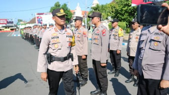 Ratusan Personel Gabungan Siap Amankan Natal dan Tahun Baru di Ponorogo