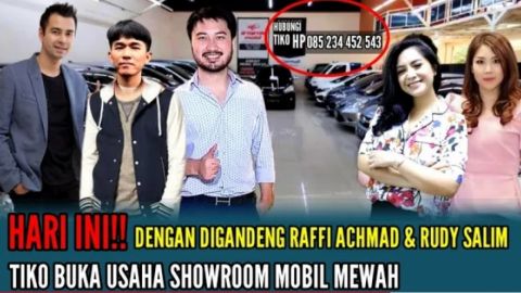 CEK FAKTA: Tiko Buka Usaha Showroom Mobil Mewah, Gandeng Raffi Ahmad dan Pengusaha Kaya Rudy Salim?