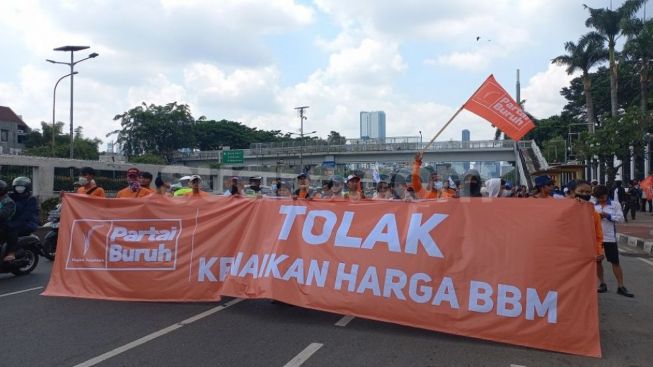 Partai Buruh Bergerak Tolak Kenaikan BBM: Said Iqbal Sebut Diikuti Ribuan Buruh, Petani, Nelayan, dan Kaum Miskin Kota