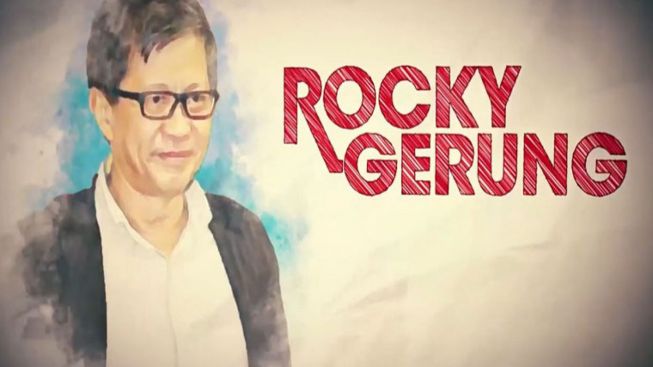 Rocky Gerung Puji Power Emak-emak Dukung Anies, Sindir Ganjar Gunakan Event Organizer