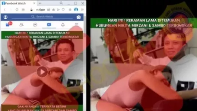 Turn Back Hoax, Kaisar Sambo Pangku Manja Nyai Nikita Mirzani