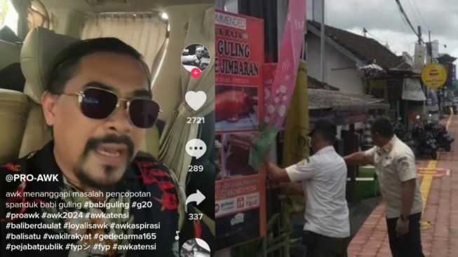 Baliho Babi Guling Diberangus Jelang G20, Anggota DPD RI Arya Wedakarna Ngamuk: Ada Oknum Pejabat Pusat yang Anti Bali