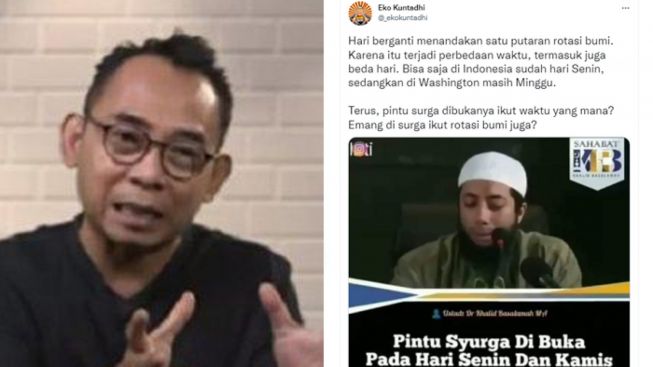 Berulah Lagi, Eko Kuntadhi Nyinyir Hadis Nabi Muhammad Soal Surga ...