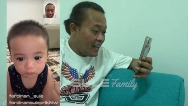 Sule Rindu Berat setelah Nathalie Holscher Punya Gebetan Baru, Video Call Adzam: Udah Lupa Ayah, Ya?