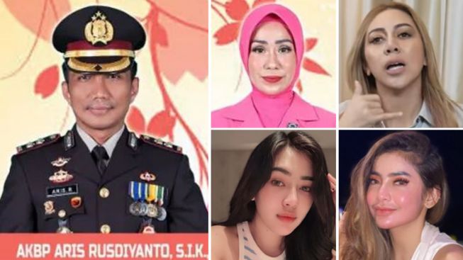 Adu Cantik 4 Istri AKBP Aris Rusdiyanto, Eks Kapolres Muara Enim yang Diduga Selingkuh