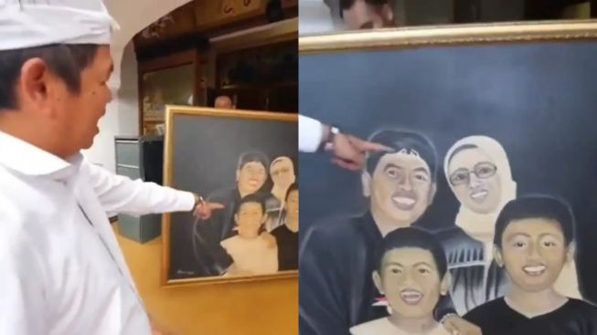 Dedi Mulyadi Nostalgia Lukisan Istri, Ngaku Bukan Duda, Isyarat Rujuk dengan Anne Ratna Mustika?