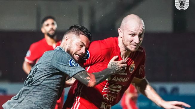 Cetak Gol Kembali, Striker Persija Michael Krmenci Ucapkan Terima Kasih ke Jakmania