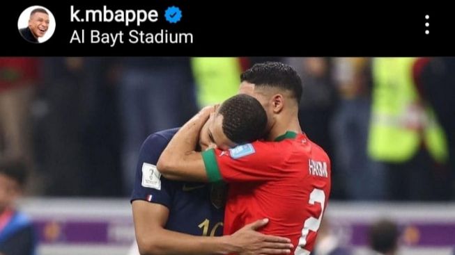 Menang Atas Maroko di Semifinal! Kylian Mbappe: Jangan Sedih Bro Achraf Hakimi, Negaramu Cetak Sejarah Baru