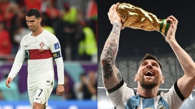 Cristiano Ronaldo Beri Pandangan Jujur Tentang Lionel Messi Setelah Memenangkan Piala Dunia