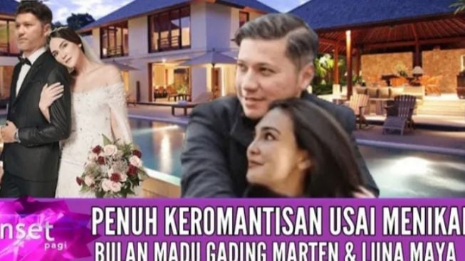 Usai Resmi Menikah, Luna Maya dan Gading Marten Pergi Bulan Madu ke Luar Negeri, Cek Faktanya