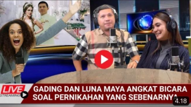 Luna Maya Beri Klarifikasi Usai Ramai Kabar Pernikahan Mendadaknya dengan Gading Marten