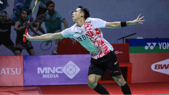 Indonesia Masters 2023: Jonatan Christie Singkirkan Wakil Irlandia dan Melaju ke Babak 16 Besar, Warganet: Bikin Senam Jantung