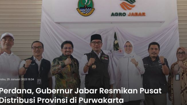 Keren! Purwakarta Miliki Pusat Distribusi Provinsi, Bagian dari Cara Kendali Inflasi dan Harga Pangan di Daerah