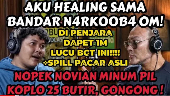 Di Hadapan Deddy Corbuzier, Komedian Nopek Novian Ngaku Pake 25 Butir Obat Terlarang, Hingga Liburan Sama Mantan Bandar Sabhu