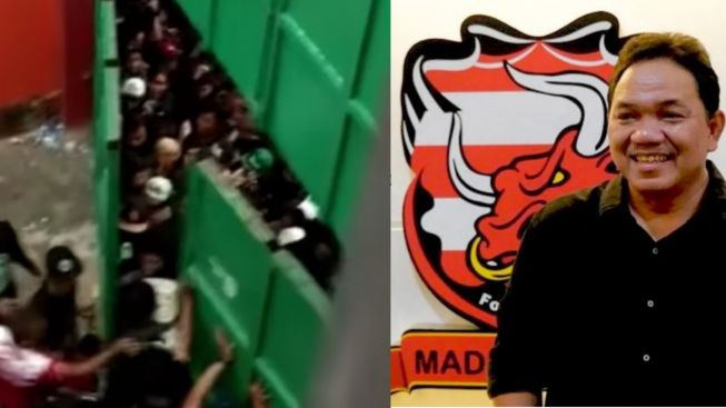 Persebaya Taklukan Madura United: Bonek Nekat Dobrak Pintu Stadion, Achsanul Qosasi Sebut Mengalah Demi Kondusifitas