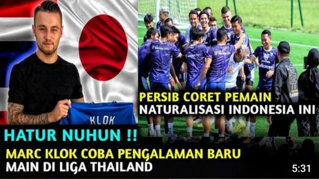 CEK FAKTA: Marc Klok Tinggalkan Persib Bandung, Gabung Liga Thailand?